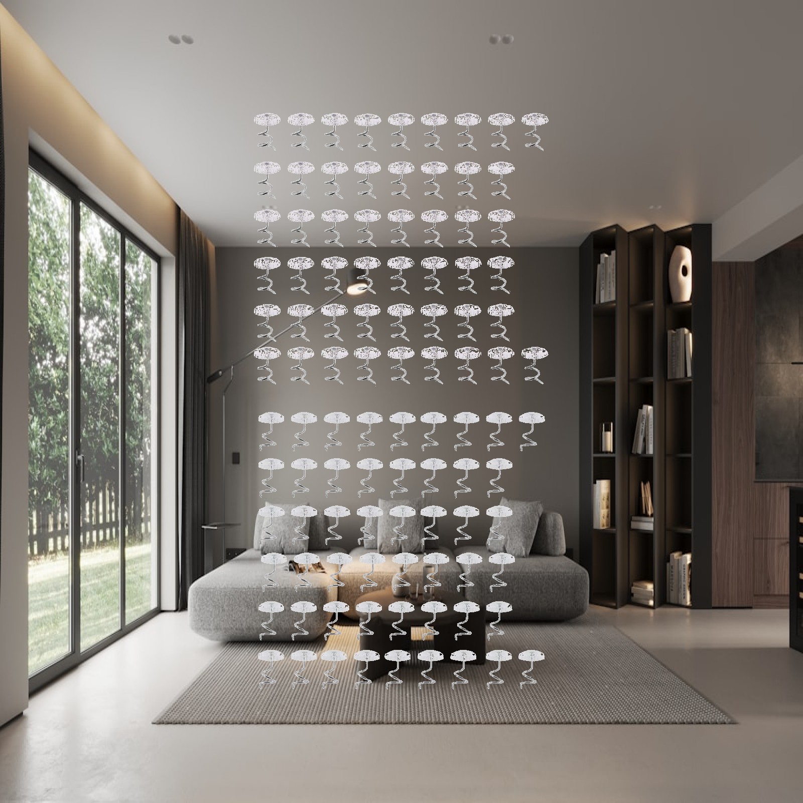Furniture Hardware Paint - Şeffaf Başlı, Döner Başlı Perçinler, Döşeme