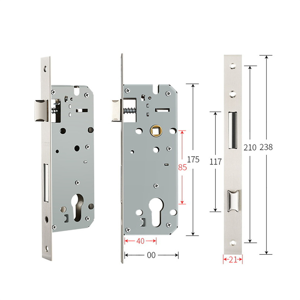 Universal Furniture Hardware - 1 ADET 8520/8525/8530/8535 Metal Kapı Kilidi