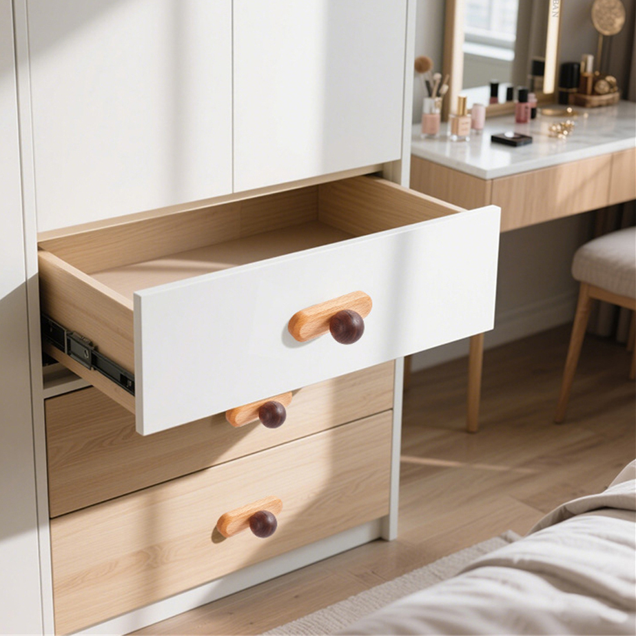 Quality Furniture Hardware - Yüksek Kaliteli Ceviz Ağacı Dolap Kapı