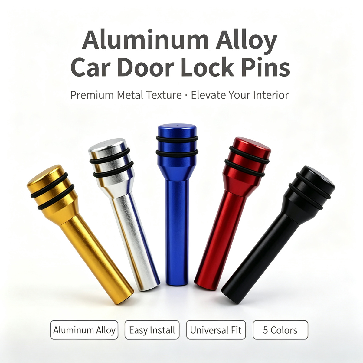 Universal Furniture Hardware - Evrensel 4 Adet Alüminyum Alaşımlı Araba