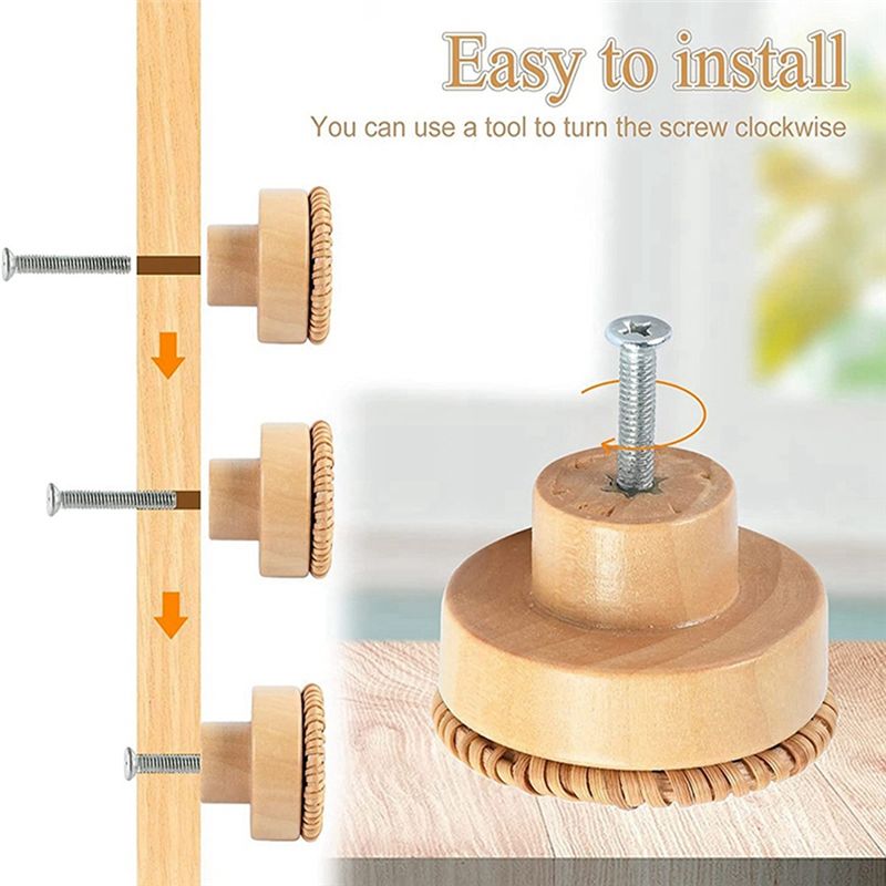 ABLQ Ahşap Kolları Kayın Ratta - Furniture Hardware Paint incelemesi ve fiyatı