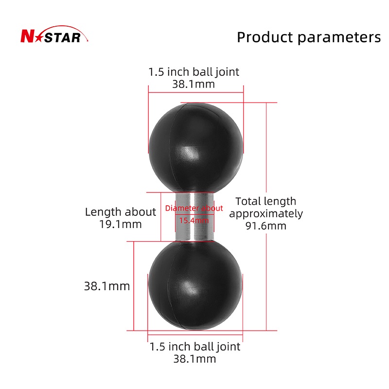 Alüminyum Çift Bilyalı Adaptör - Joint Connector Bracket incelemesi ve fiyatı