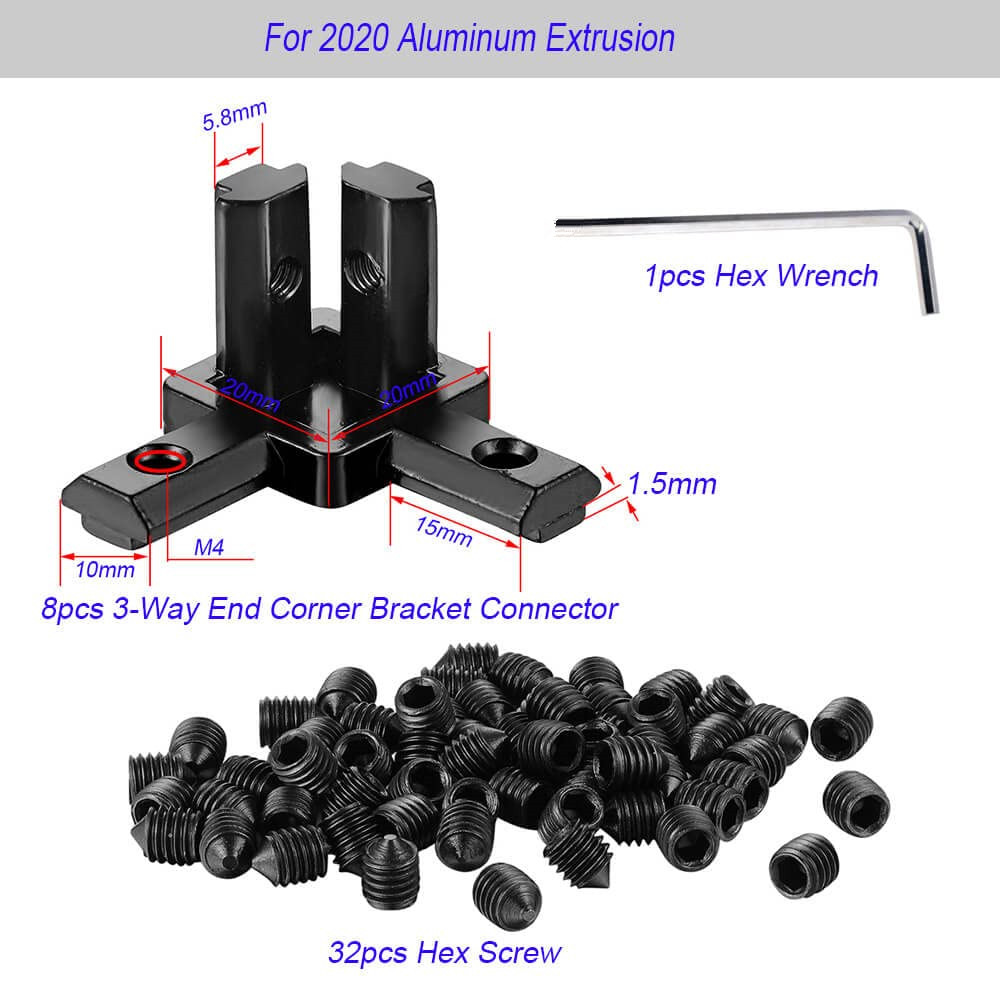 8 adet alüminyum profil 90 der - Joint Connector Bracket incelemesi ve fiyatı
