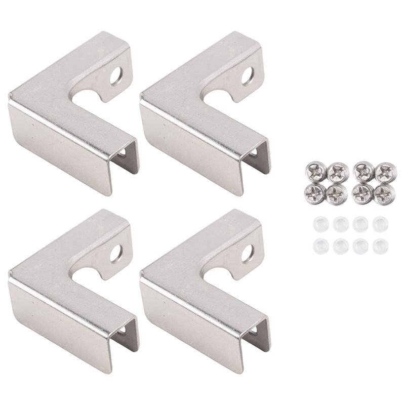 ABUI-4 Adet L Tipi Cam Sabitle - Furniture Hardware Paint incelemesi ve fiyatı