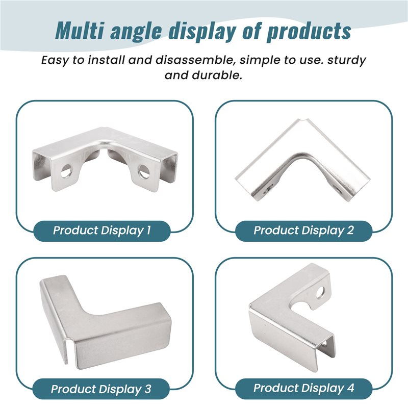 ABUI-4 Adet L Tipi Cam Sabitle - Furniture Hardware Paint incelemesi ve fiyatı