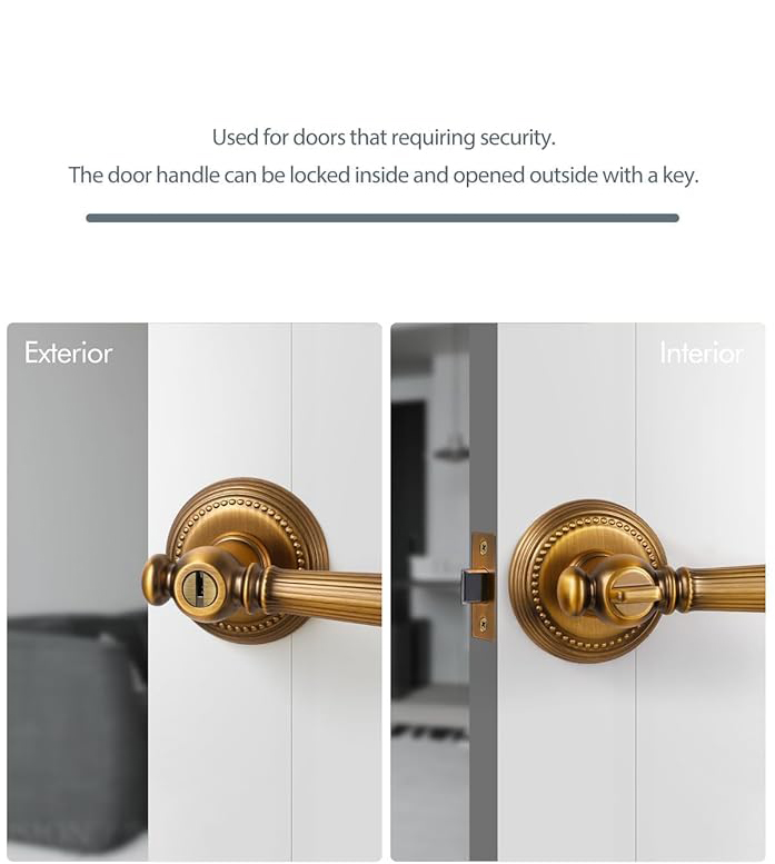 Sarı Antik Bronz Anahtar, Kili - Door Handle Bar incelemesi ve fiyatı
